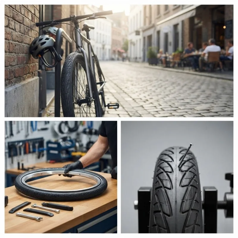 2pcs Bicycle Tires 24 26 28 X 1.75 Inch Replacement Bike Tire Urban Commuter Hybrid City Road Cycling Durable Wire Bead Non-Fold