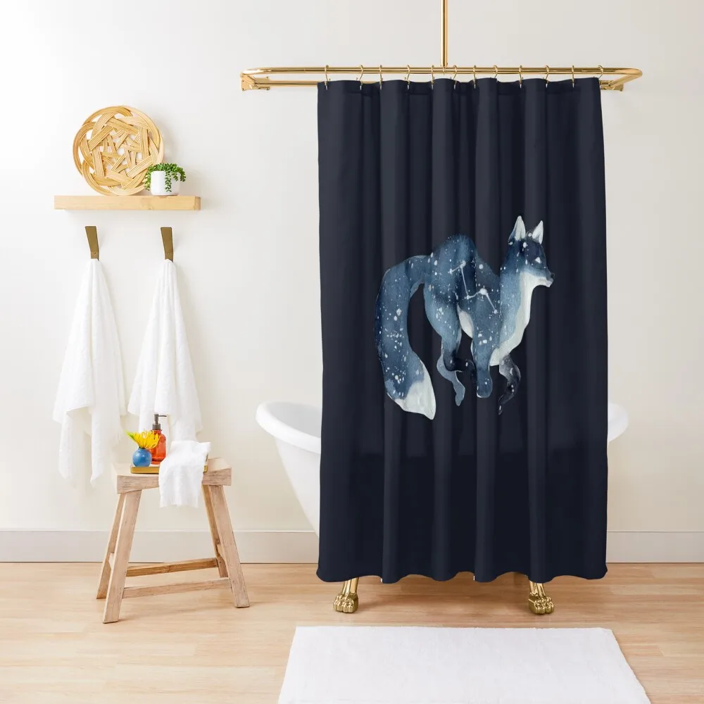 

Galaxy Fox Shower Curtain Waterproof Shower And Anti-Mold Modern Accessory Bathrooms Curtain