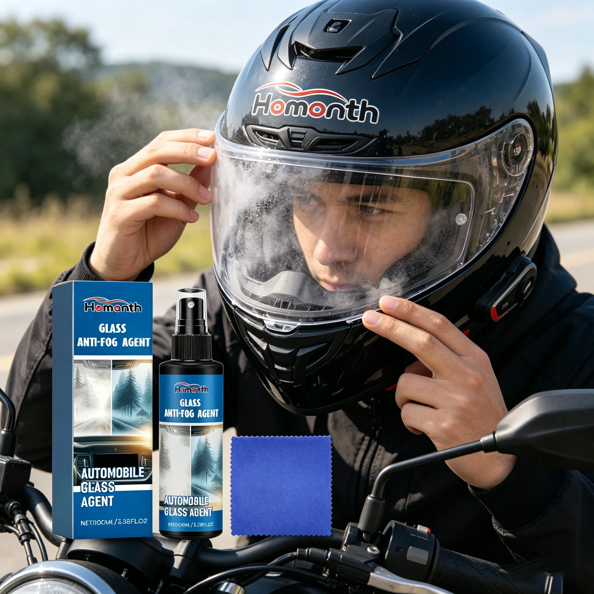 Car Glass Anti-Fog Agent Waterproof Rainproof Enhanced Visibility Keeping Clear Vision Motorcycle Helmet Anti-Rain Coating Agent