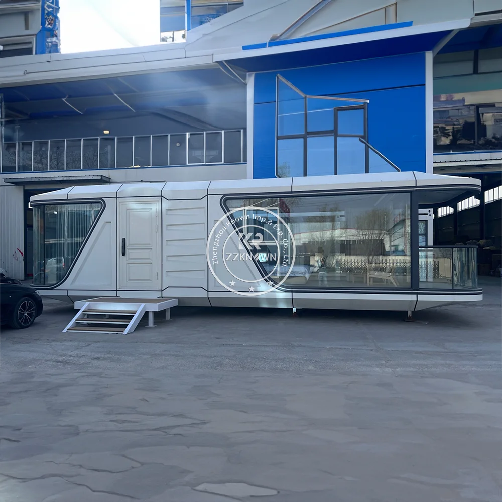 Luxury Hotel Modern Container Rooms Resort Style Move Larger Space Capsule House Commercial Camping Pod Tiny Home Capsule House
