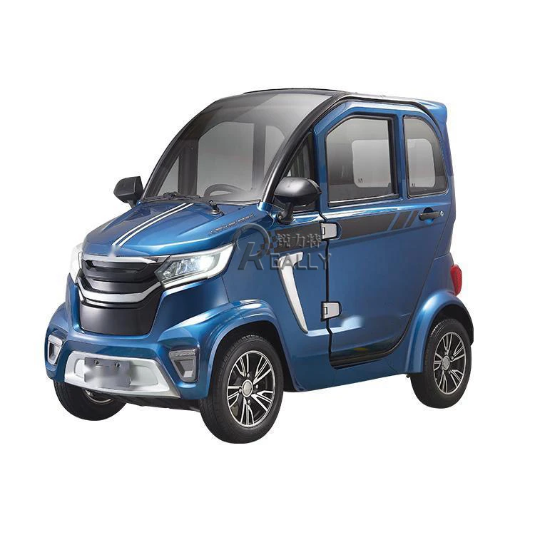 Household Electric Tricycle Commercial Passenger Three Seater Small Portable Four Wheel Tricycle