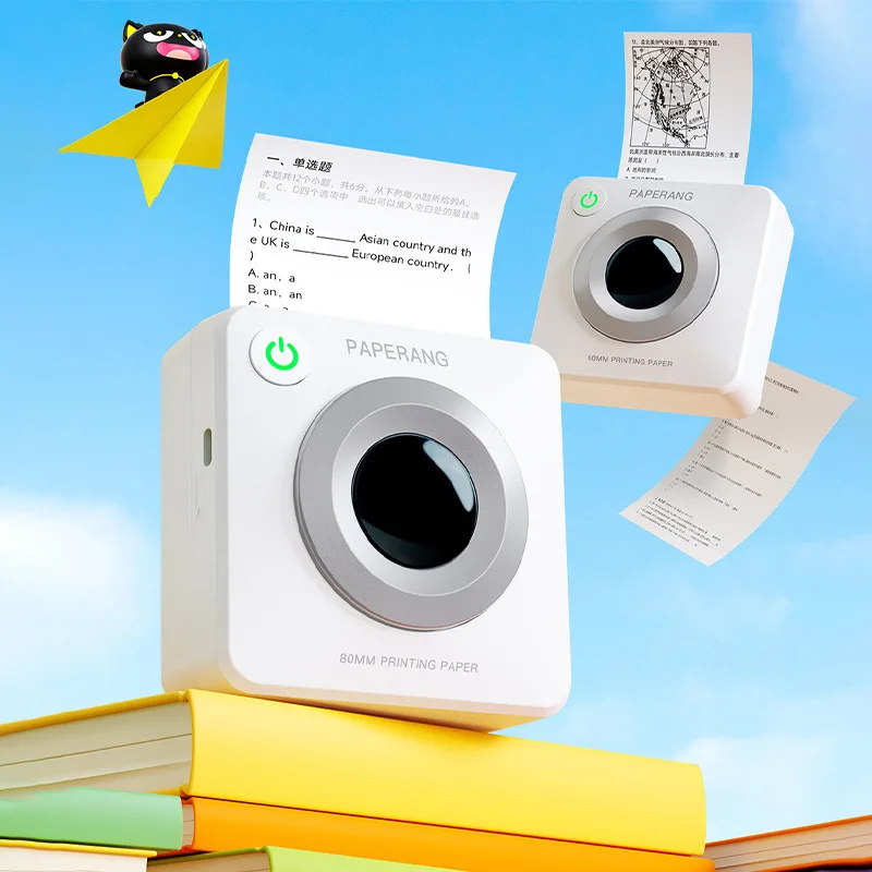 

Meow Meow Machine P3S Dual Size Ultra Clear Wrong Question Scanning Bluetooth Mini Portable Thermal Inkless Printing