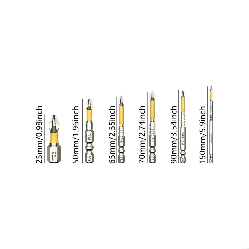 24BA Impact Drill Screwdriver Bit Antislip Screwdriver