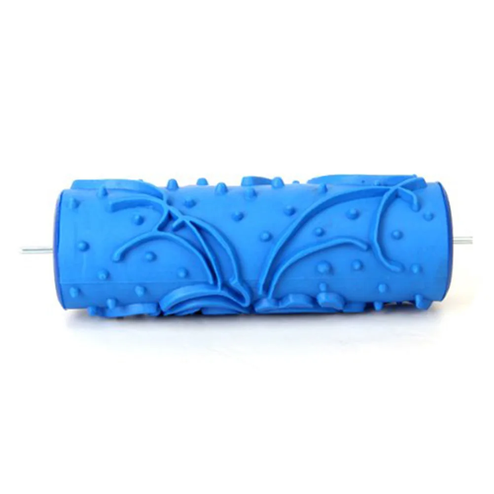 

5-inch Painting Without Handle for Wall Decoration Create Wood Grain Painting Roller Pattern DIY Rubber Material