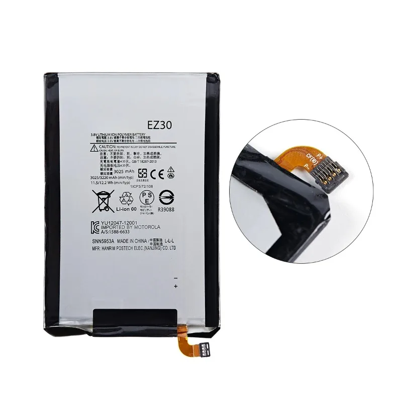 2 STKS/PARTIJ EZ30 Batterij voor Motorola Moto XT1100 XT1103 XT1115/GOOGLE Nexus 6 Mobiele Telefoon Batterijen