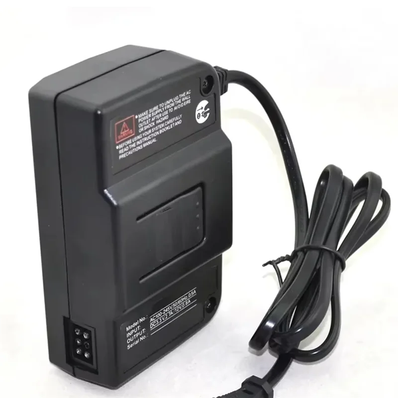 REPLA-Power Supply Replacement AC Adapter Power Supply And AV Composite Video Cable Cord For N64 US Plug