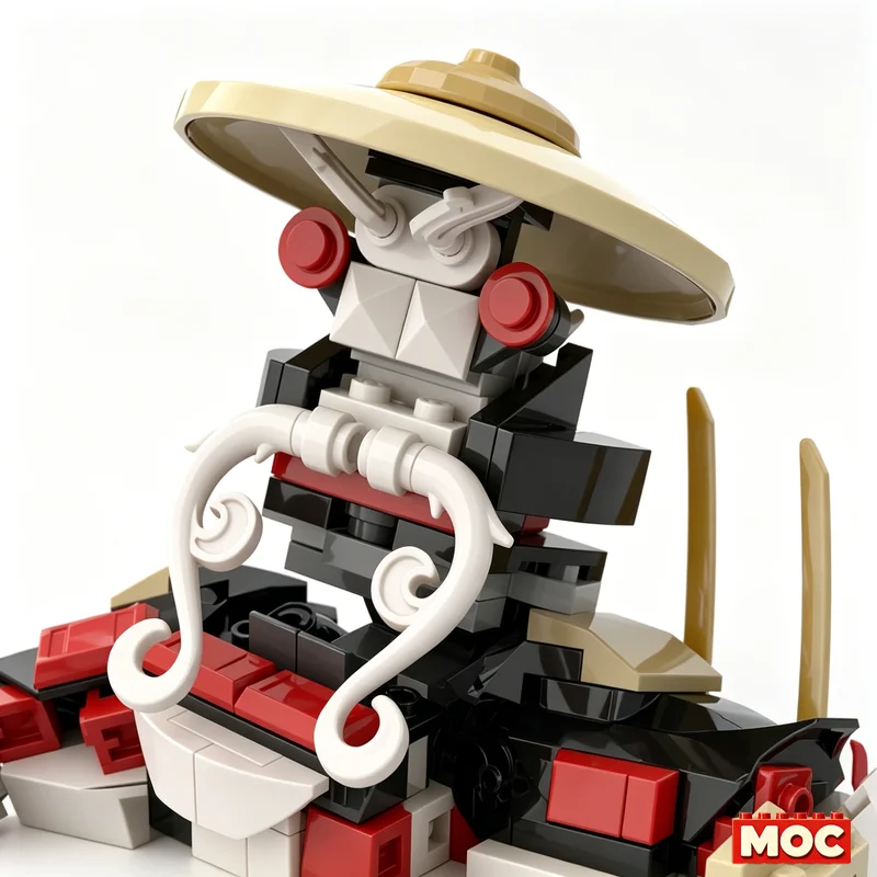 NEW 446PCS Customize MOC 71809 Master Mech Ninjago Samurai Warrior Mech Building Blocks Assembly Educational Toy Birthday Gifts