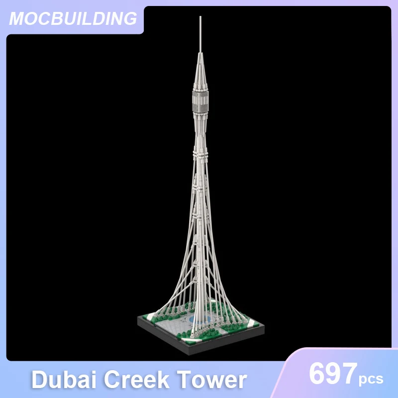 New York City Skyline 1970's & Makkah Klok Koninklijke Toren Architectuur Model MOC Bouwstenen DIY Monteren Bricks Speelgoed Geschenken