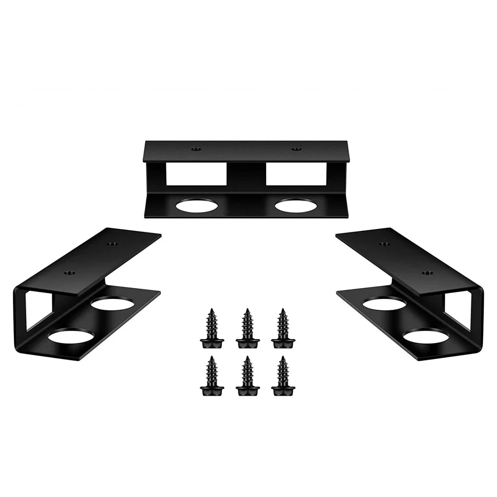 Under Desk Laptop Bracket with Wall Mount Option for Laptops Tablets Keyboards and Routers 10.3x3cm Sturdy Carbon Steel