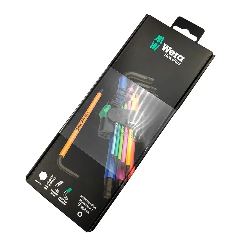 WERA  no.05073593001 950 szerszámok 9 pièces Időmértékes stv kart Rontás kulcs sets multicolour l-key állítsa  SPKL/9 SM É Antimon blacklaser