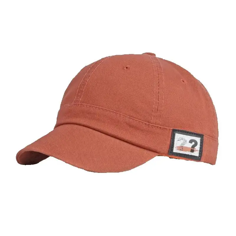 Pure Cotton Adjustable Breathable Sun Hat Short Brim Baseball Cap Low Profile Dad Snapback for Men And Women