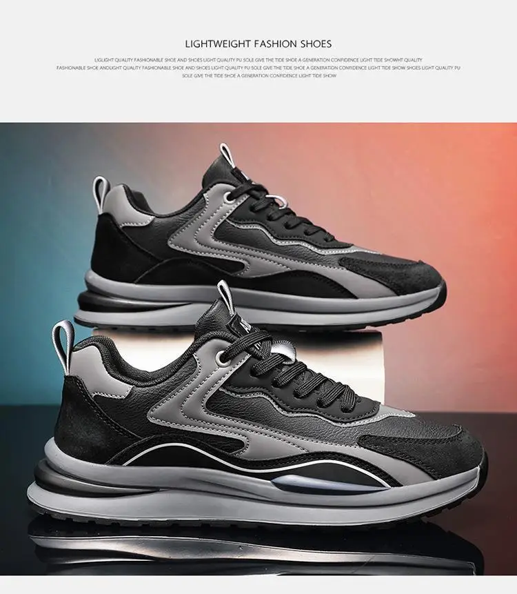 Sport Herren schuhe Sommer 2023 neue Frühjahr und Herbst Leder oberfläche wasserdichte rutsch feste verschleiß feste Freizeit schuhe