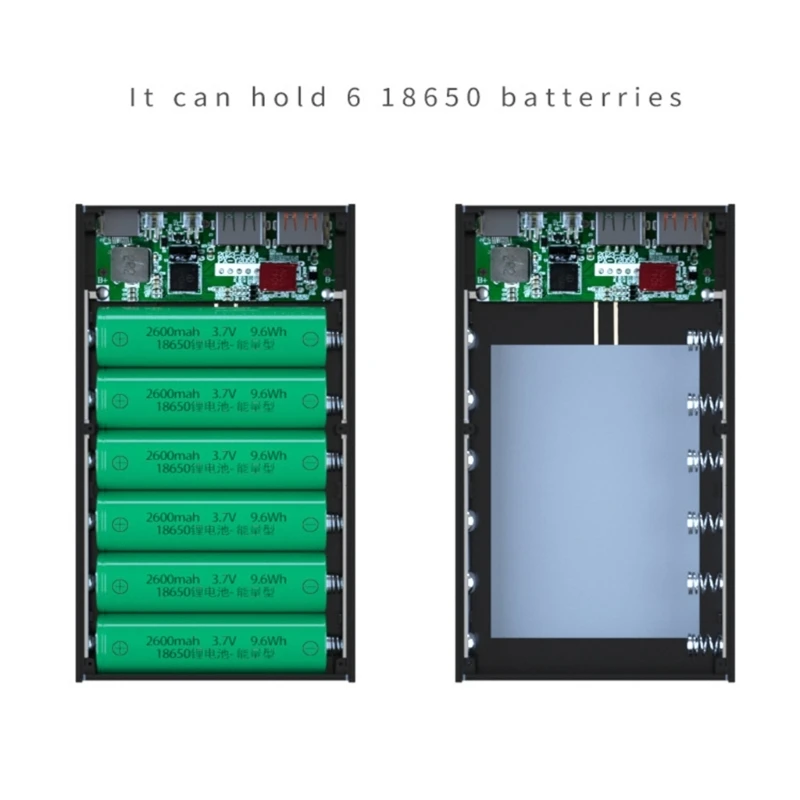 علبة بنك الطاقة التي يمكنك صنعها بنفسك مع تقنية الشحن السريع بقدرة 22.5 وات وشاشة رقمية K1KF