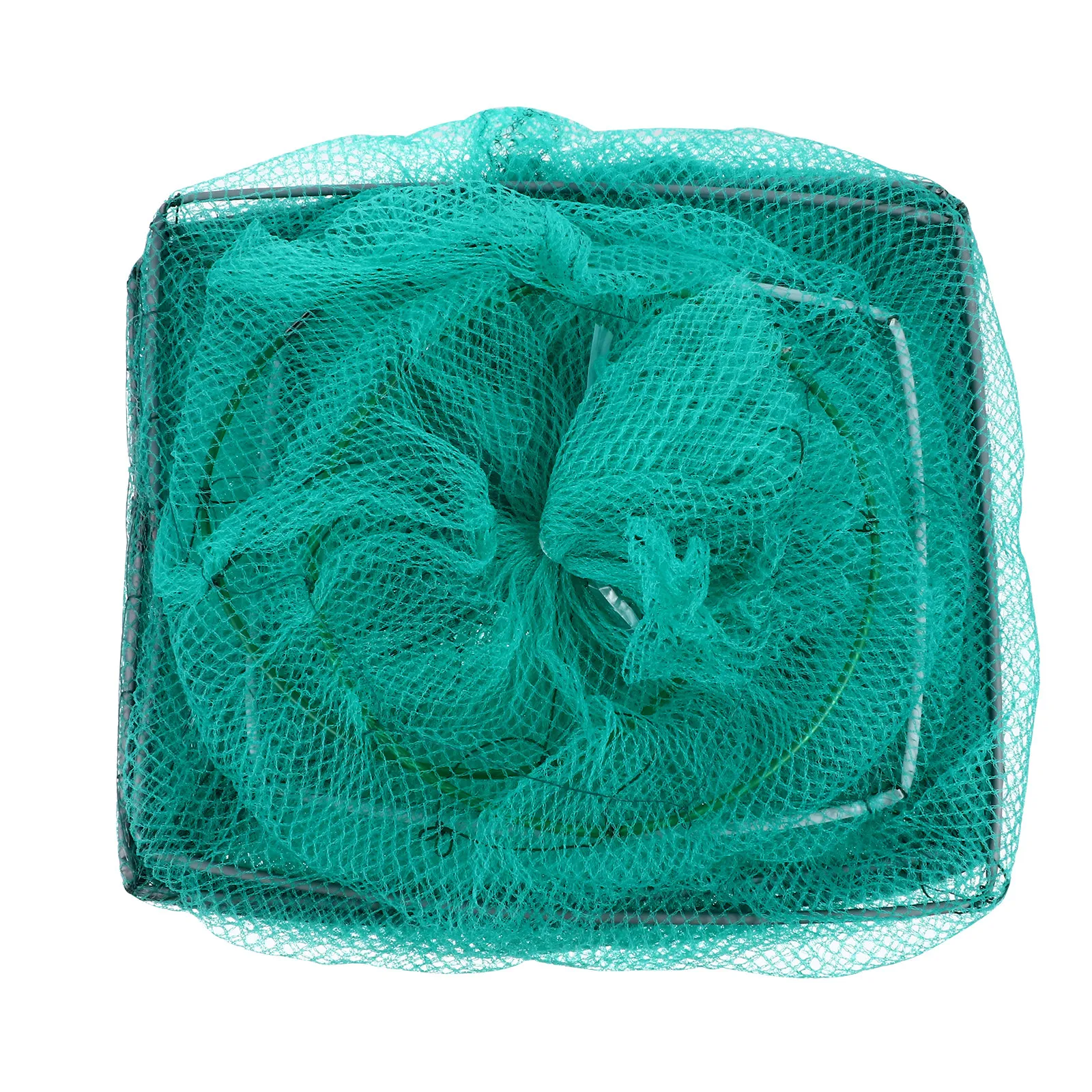 

1 шт. Складная рыболовная ловушка-сетка, портативная складная клетка для крабов, рыбы, креветок, омаров, мальков, раков, рыболовная корзина