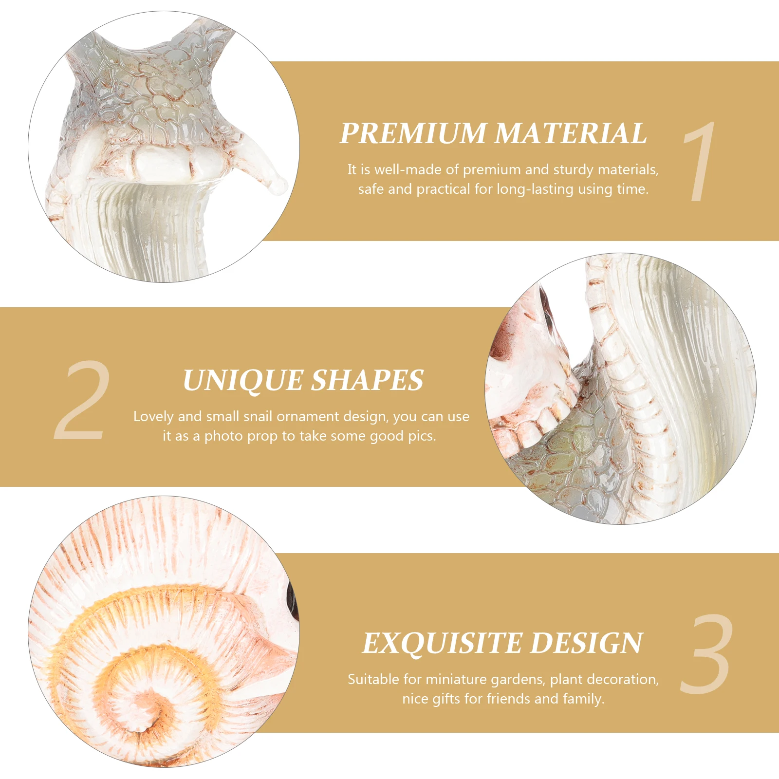 

Skull Snail Resin Garden Decoration Miniature Ornament for Outdoor Flowerpot Landscape Bonsai Micro Landscape Snail