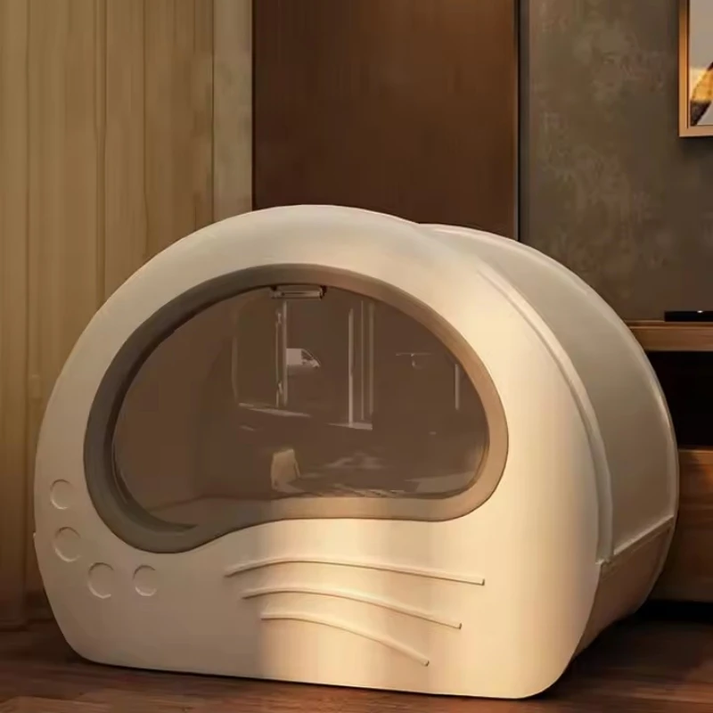 

Extra Large Fully Enclosed Cat Litter Box with Odor Control - Anti-Tracking Design & Slide-Out Tray for Easy Cleaning