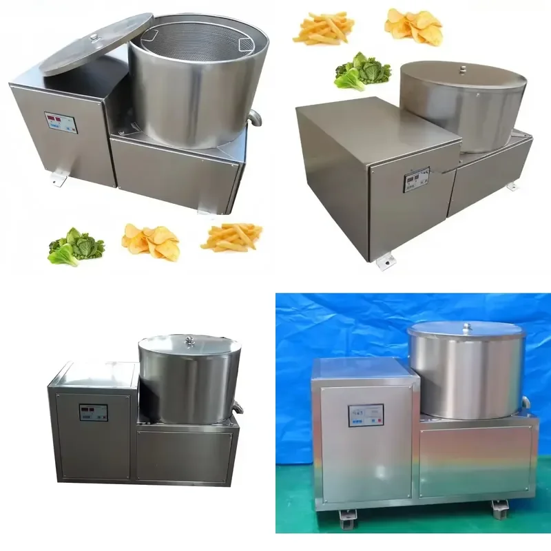 New Potato Chips Deoil Machine for Banana Chips Deoiling Machine Fried Chicken Dewater Machine