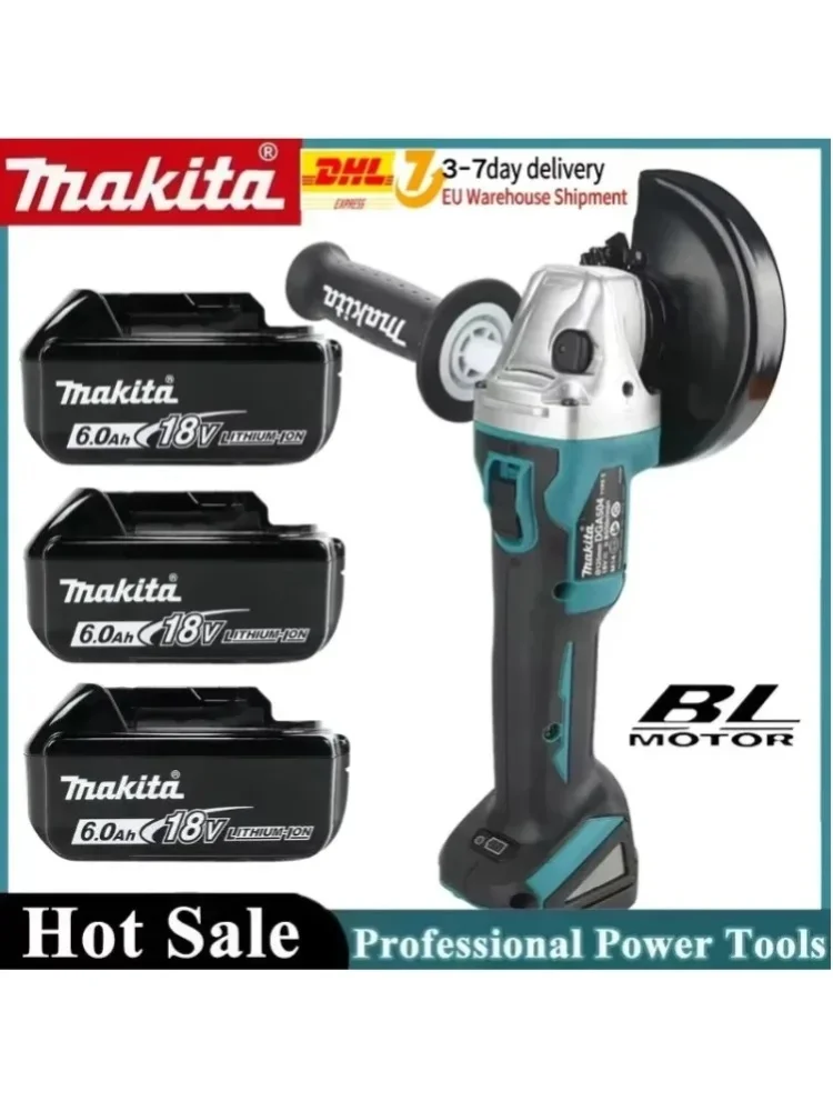 Makita - 100% Original Elektrowerkzeug-Akku 6,0Ah 18V BL1830 BL1850 BL1840 BL1860 BL1815 Ersatz-Lithium-Ionen-Akku mit LED