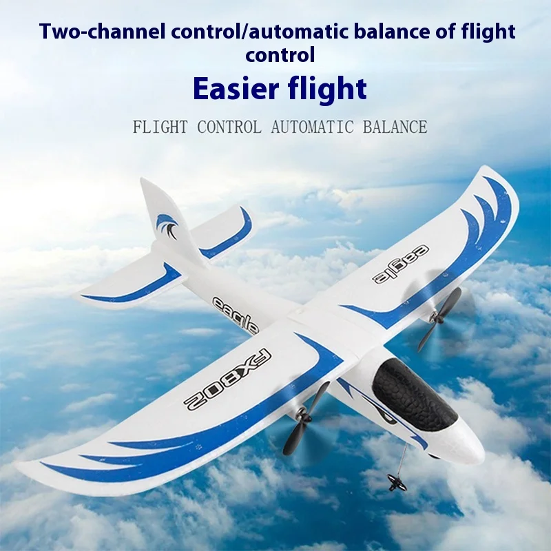 Hyrc Beginner Rc Plane Kit Fx802 Cassna 182 Remote Control Airplane Electric Glider 2.4g Radio Aircraft Powerful Motor Toy Gifts