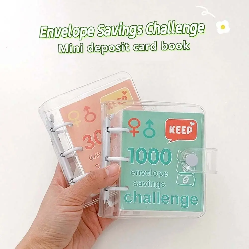 كتاب تخزين الميزانية النقدية توفير المال الموثق المغلفات النقدية مغلف مقاوم للماء التوفير التحدي فضفاضة ورقة المسيل للدموع مقاومة