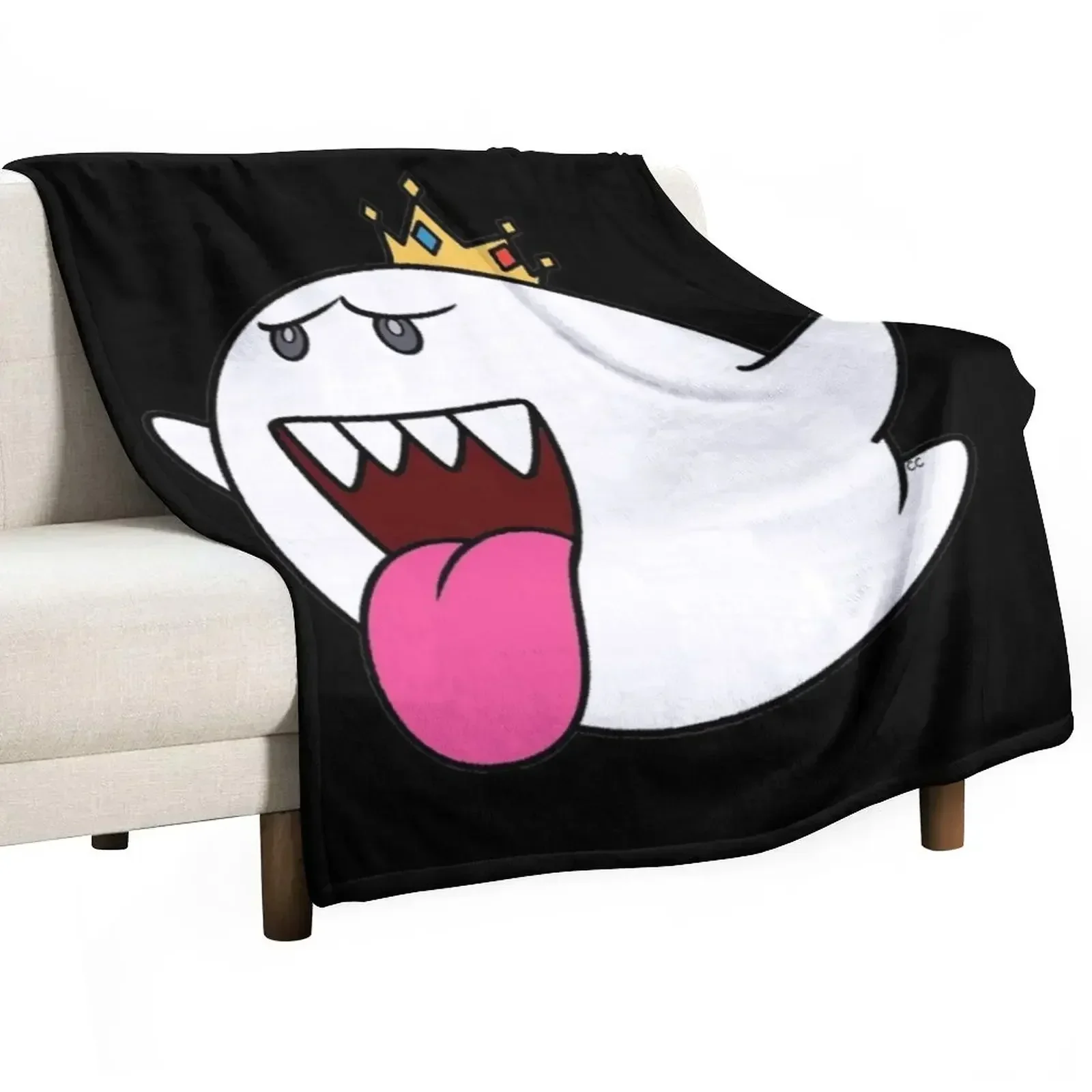 king boo Throw Blanket Hairy Warm Extra Large Throw Blankets