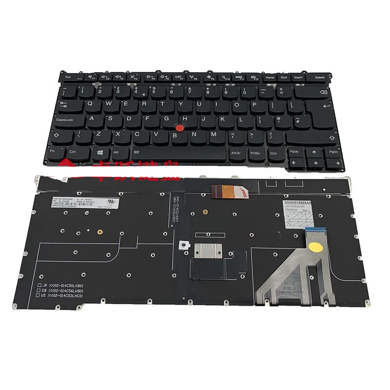 

New For Lenovo Thinkpad X1 carbon X1C 3RD 2015 backlit keyboard UK (INC VAT)