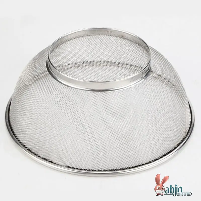 

Stainl Steel Basket Fruit Plate Draining Screen Vegetable Waing Basin Filter Net round ape Kitchen Drainage Tray