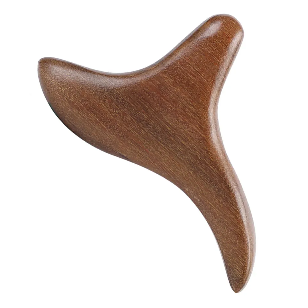 

Golden Sandalwood Massage Stick Tool Foot Calf Body Portable Skin Scraping Roller Gua Sha Acupressure Meridian Wood Massager