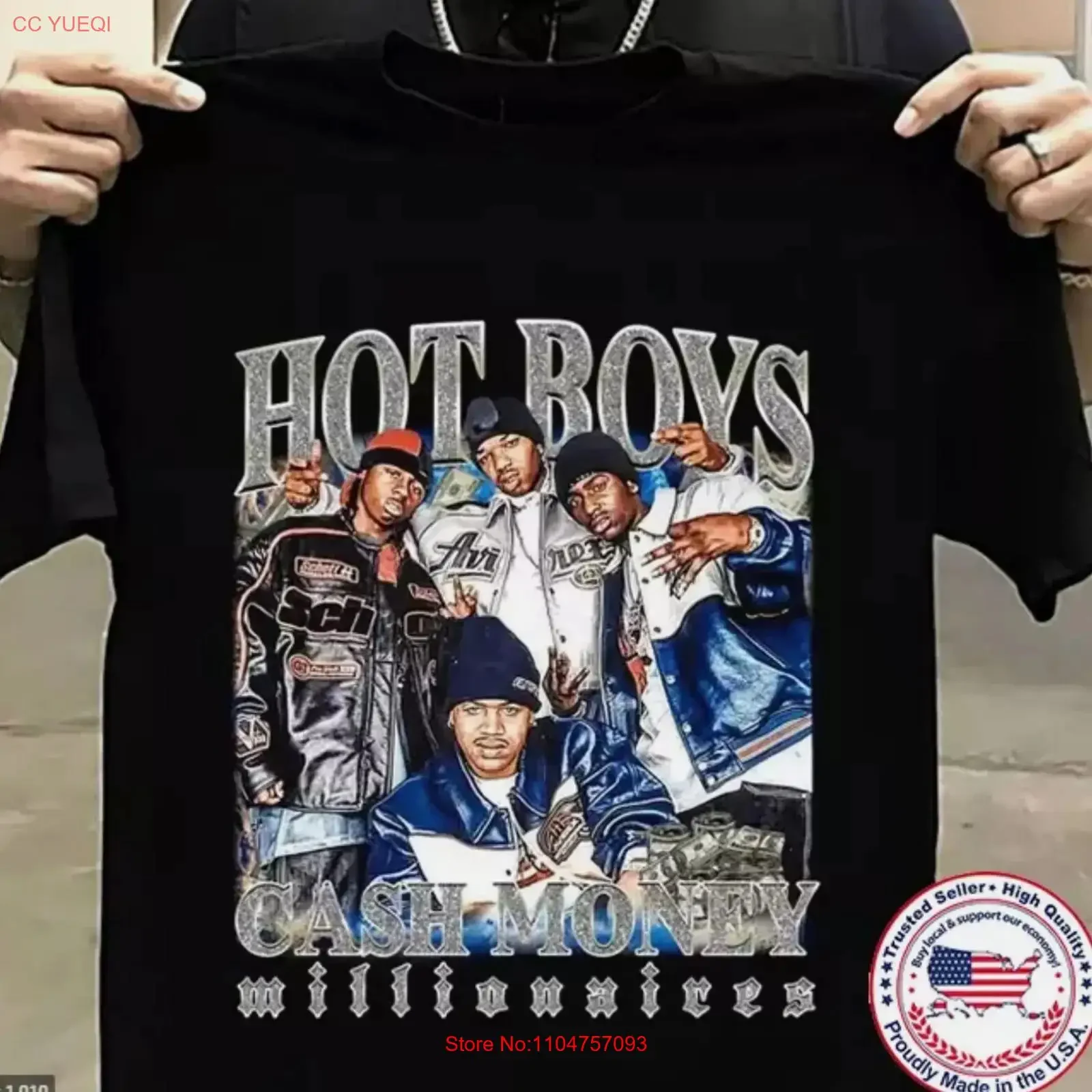 Hot Boys Lil Wayne Cash Money Millionaires T Shirt Full Size S 5XL vintage Washed Top For Everyday Wear Soft Comfortable