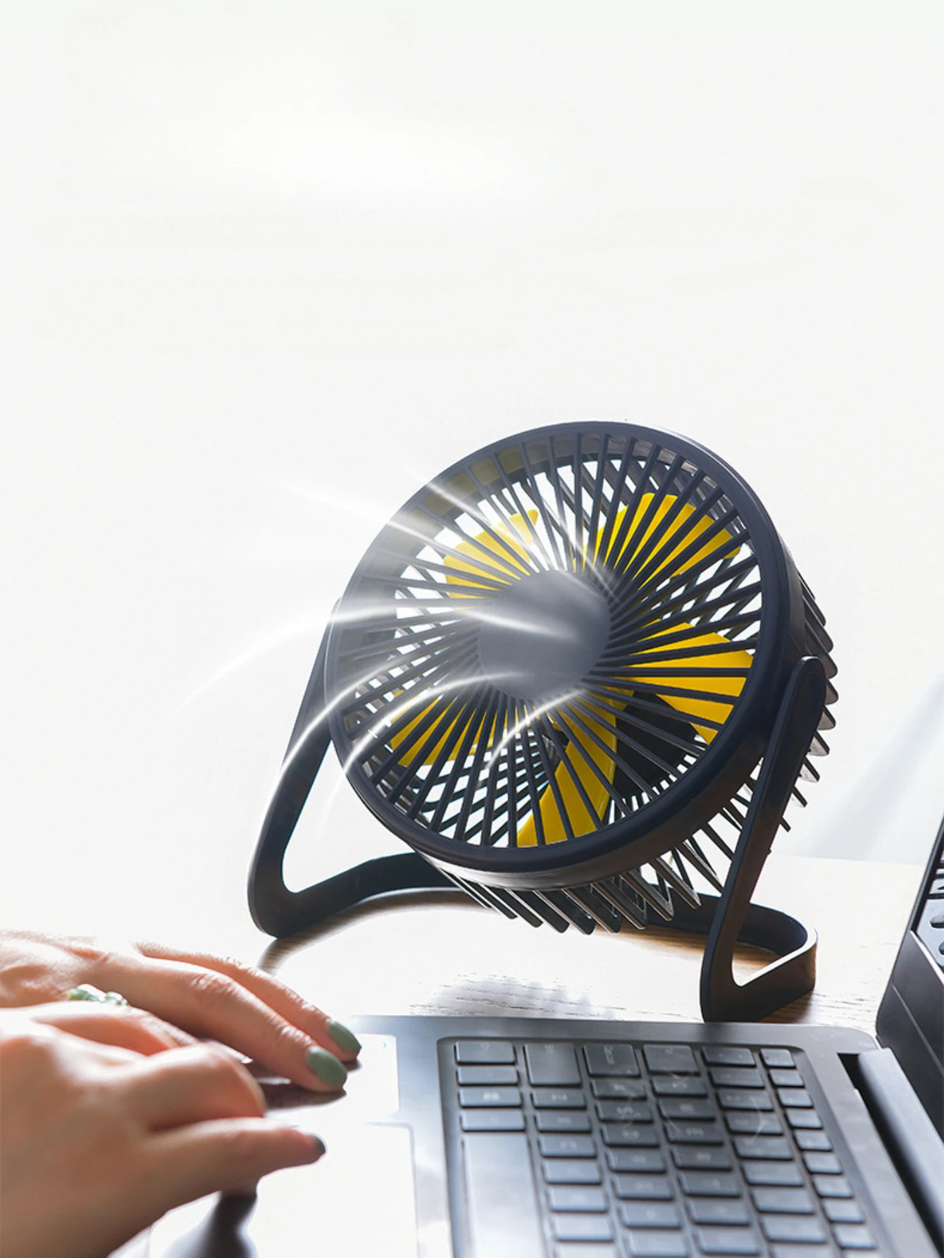 USB Mini elektrische Lüfter 5/8 Zoll 1/2 Gang verstellbare Büro Desktop kleine Wind Klimaanlage