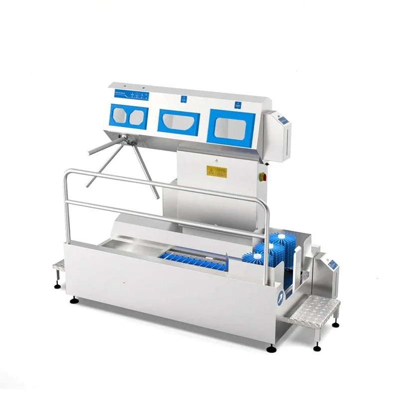 Workshop entrance gate, access control personnel hygiene and disinfection machine