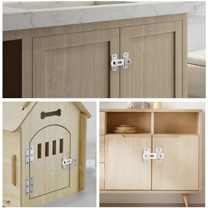 

Creamily Door Lock Guard Latch Bolt 90 180 Degree Toggle Latch Sliding Barn Door Lock For Window Door Latch Plug Safety Latc