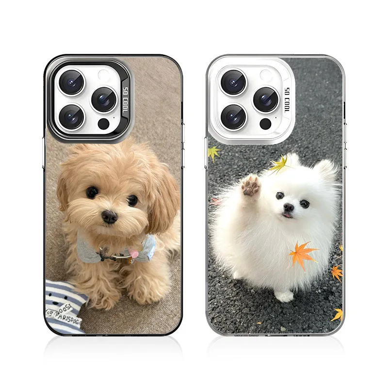 آيفون 16 15 14 13 12 11 Pro Xs Max Mini 16e XR 7 8 Plus SE 2020 2022 حافظات صور مخصصة لحياة الحيوانات الأليفة صور تصميم صور