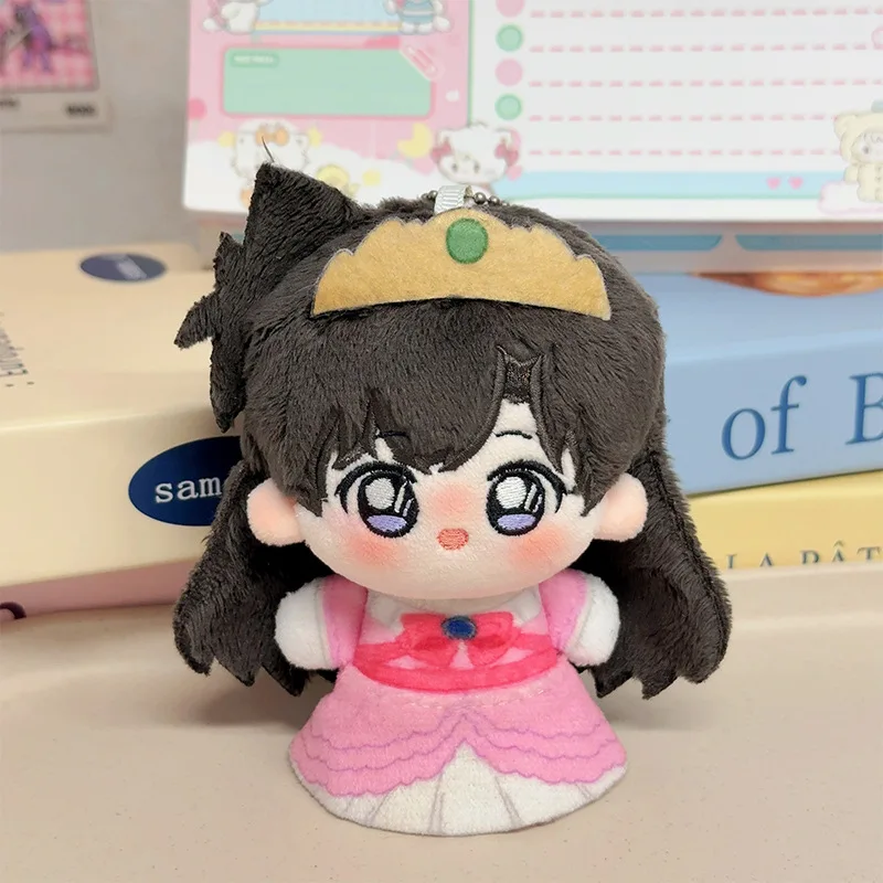 10cm Mouri Ran Plush Toy Pendant XMAS Cartoon Kudou Shinichi Plushie Doll Detective Conan Figure Keychain Dolls Birthday Gift