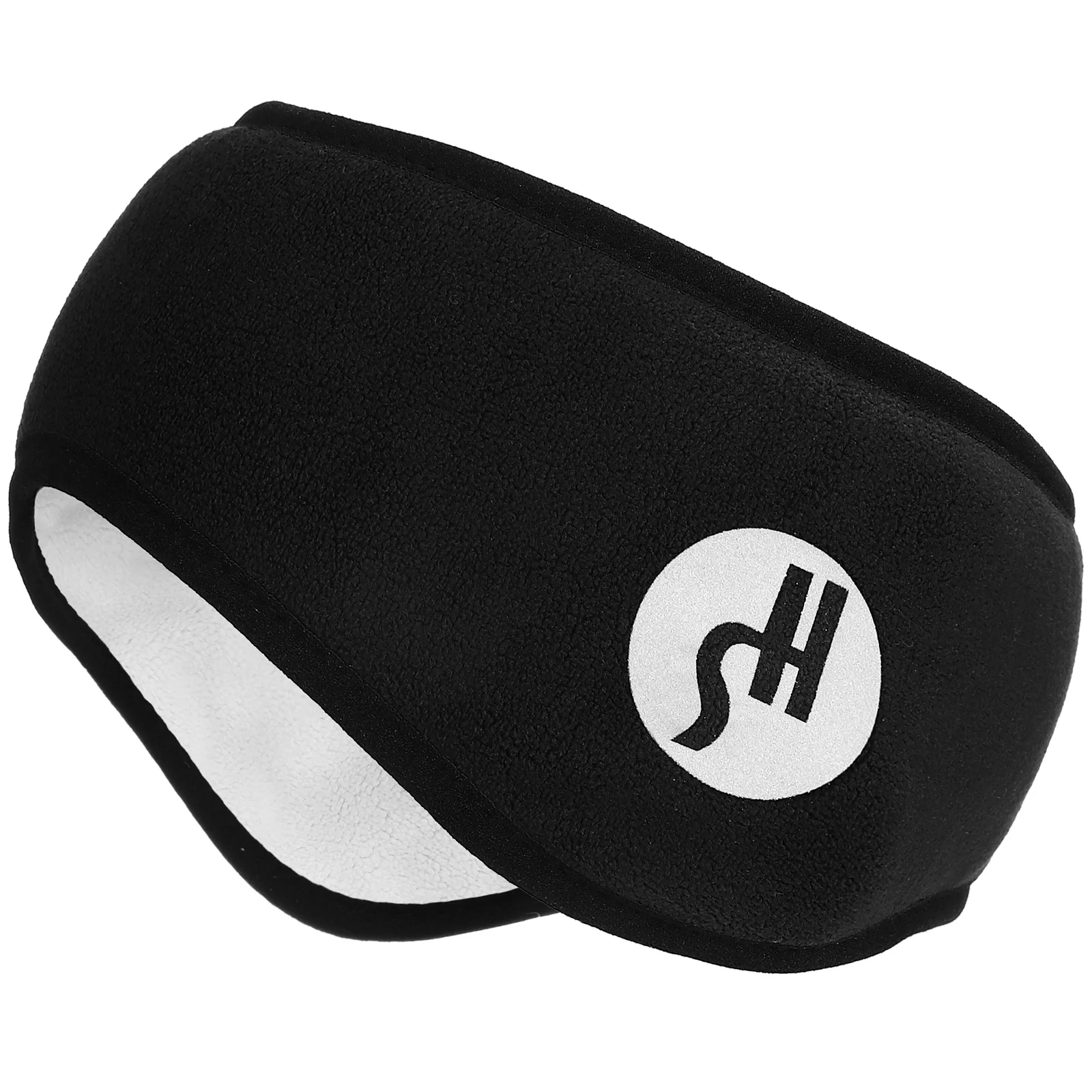 Sleep Ear Plugs Fleece Women for Sleeping Blindfold Headband Black Covers Miss