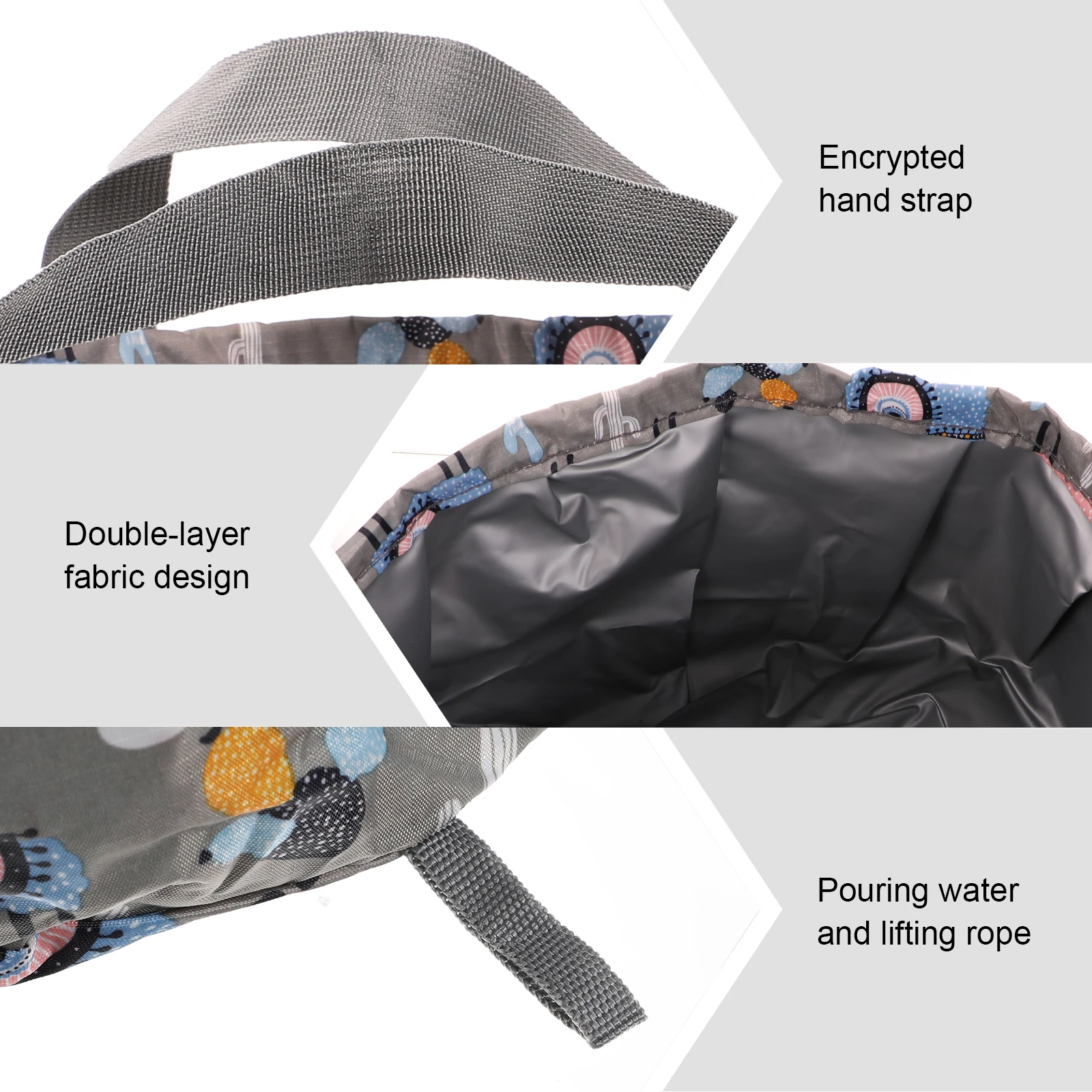 

1pc Portable Collapsible Foot Soak Tub Foldable Water Basin for Travel Outdoor Camping Spa Bath Multi-purpose Washing for Adults