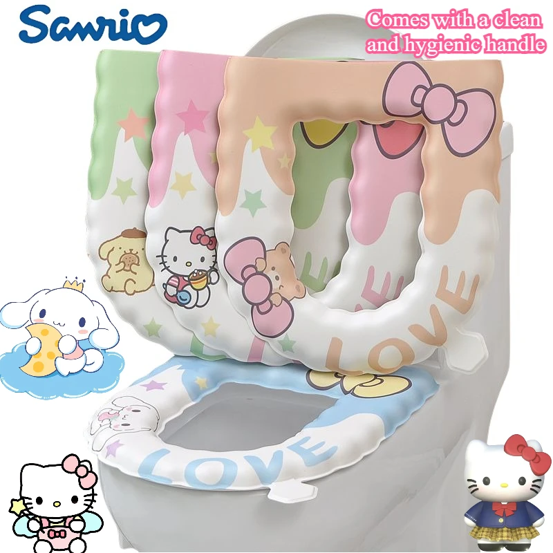 Sanliou Cute Waterproof Toilet Cushion, Toilet Seat Cushion, Four Seasons Universal, Non Washable, Home Cartoon Toilet Cushion Sanliou Cute Waterproof Toilet Cushion, Toilet Seat Cushion, Four Seasons Universal, Non Washable, Home Cartoon Toilet Cushion