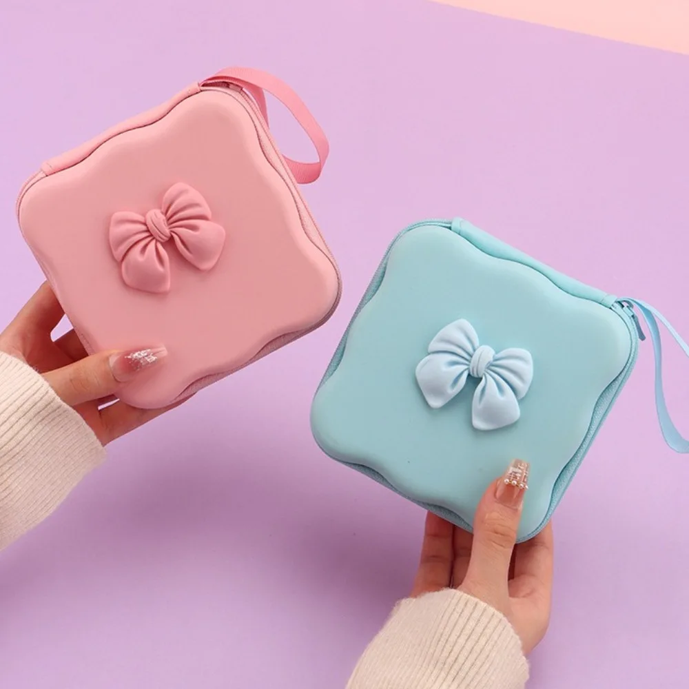 

3D Love Heart Silicone Charger Cable Protector Case Storage Bag Portable Zipper Data Cable Storage Bag Earphone Bags