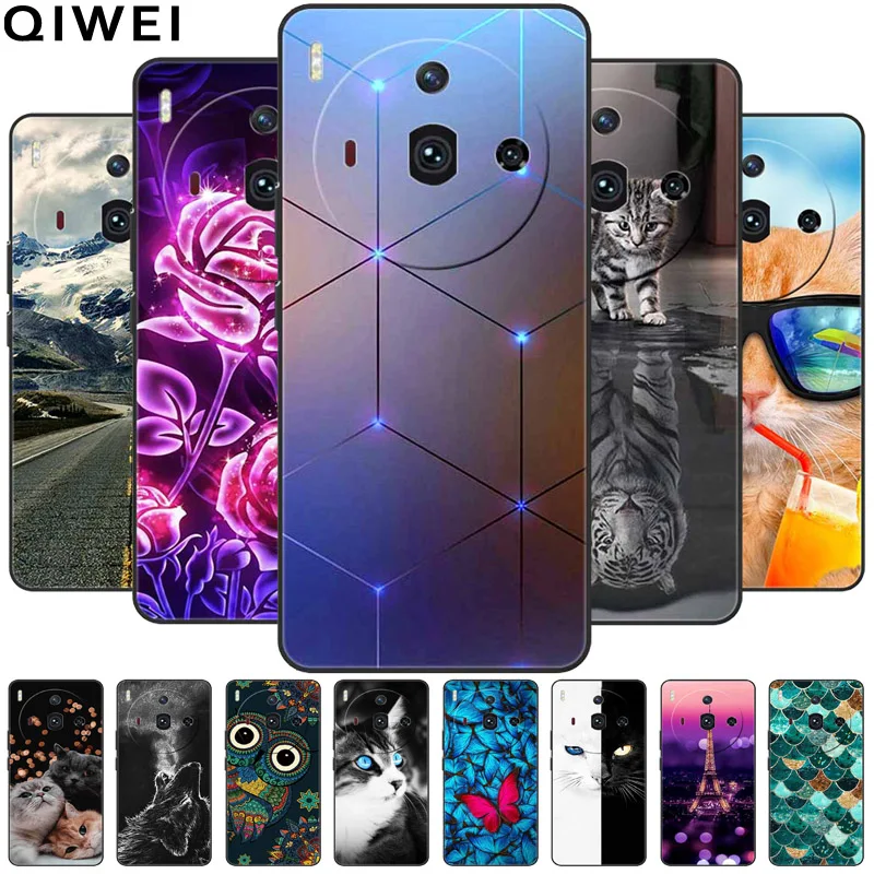 For ZTE Nubia Z50s Pro Case Cute Cartoon Soft Silicone TPU Coque for Nubia Z50S Pro NX713J Cover Protector Shockproof Shells Cat