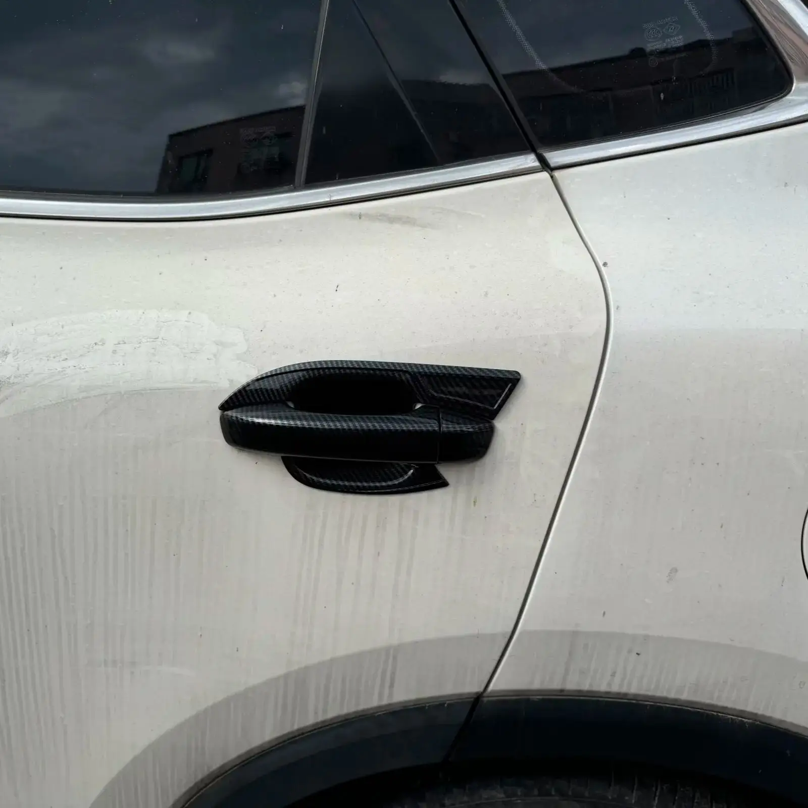 

Для MG ZS 2018 2019 2020 2021 2022 2023 2024 ABS глянцевая черная дверная ручка крышка дверная чаша рамка наклейка аксессуары для стайлинга автомобилей