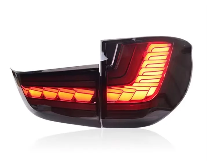 Auto Auto für BMW X507-13 F15 Rücklicht Montage Modifiziert mit Dynamic Dragon Scale LED Fließendes Blinker Rücklicht