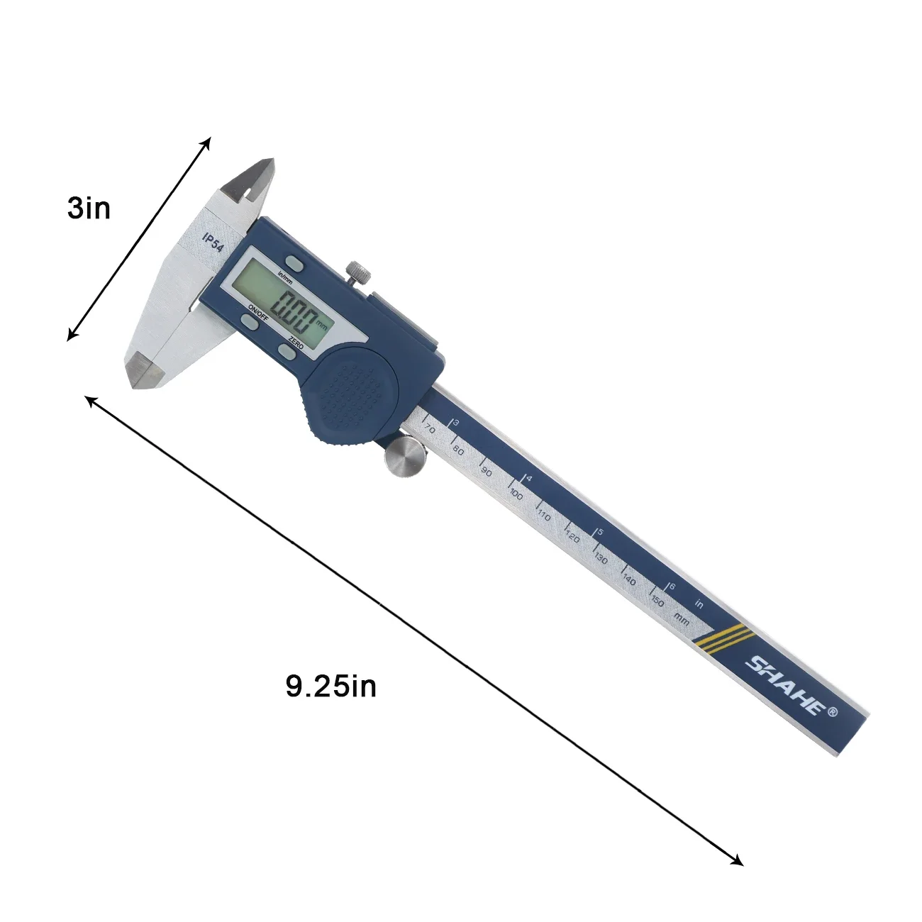 SHAHE nuovo calibro digitale in acciaio inossidabile temprato 0-150mm calibri a corsoio micrometro strumento di misurazione calibro a corsoio elettronico