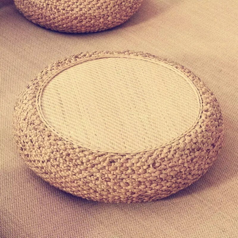 

Rattan futon tatami seat cushion Japanese-style home bedroom meditation tea ceremony bay window straw mat hit living room seat