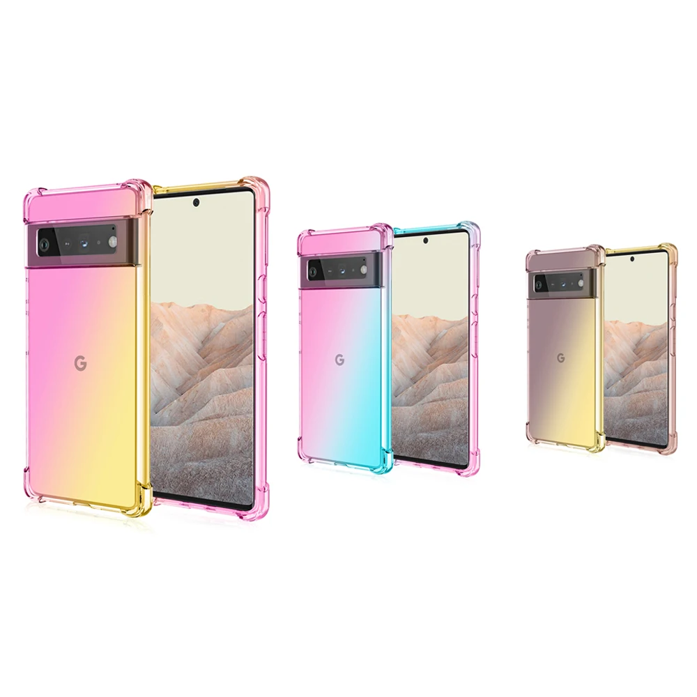 

Gradient Cases For Google Pixel 6 Cases For Google Pixel 6 Pro 6 XL 5A 5G 5 4a 5G 4 4a 4 XL Google Pixel 5 XL Phone Cases