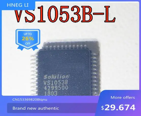   100% nuevo original VS1053B-L VS1053B VS1053 LQFP48