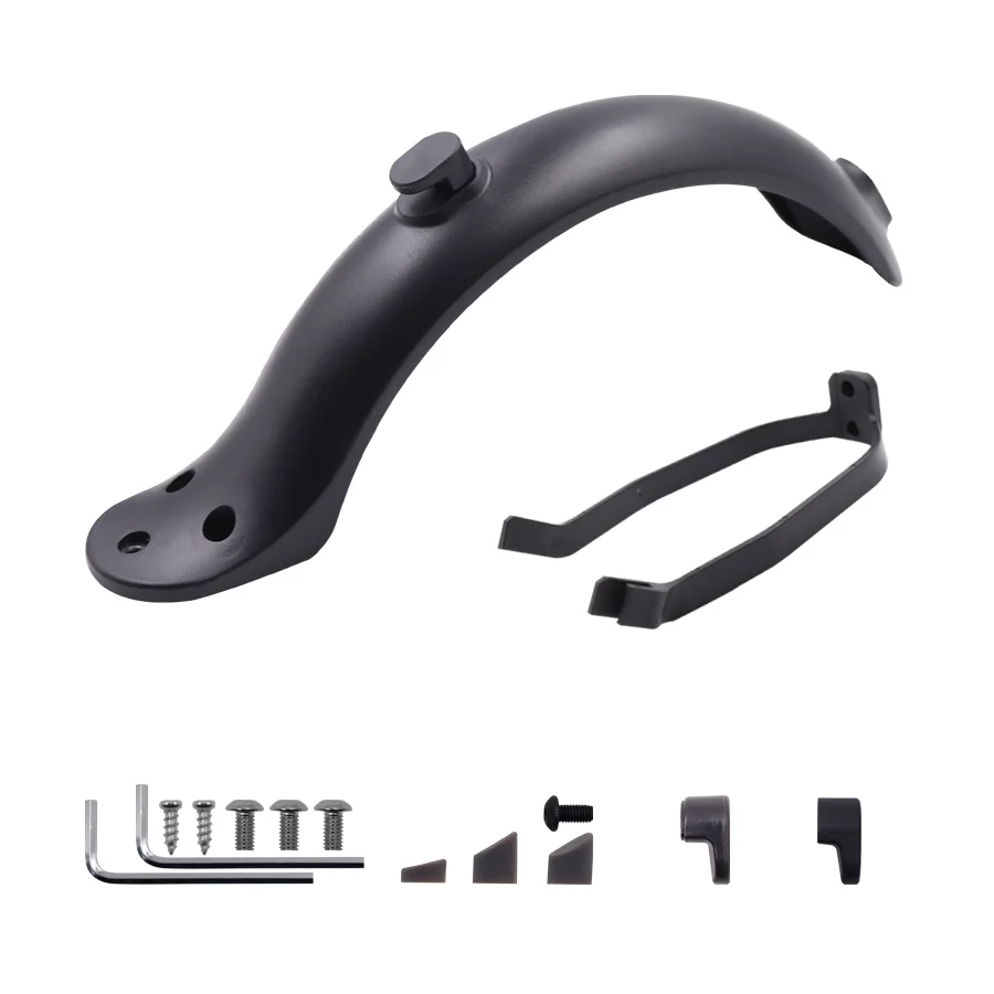 for xiaomi m365 m187 pro 1s scooter elétri Durável paralama respingo fender traseira suporte parafuso tampa borracha de conjunto