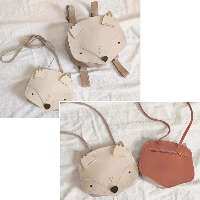 Mochila de piel sintética para niños, Mini monedero, bolsos de hombro de dibujos animados, accesorios de princesa