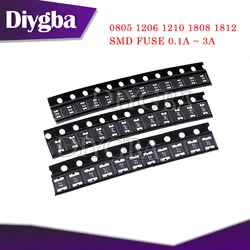 20PCS 0805 1206 1210 1808 1812 0.1A 0.2A 0.3A 0.5A 0.75A 1A 1.1A 2A 3A SMD Resettable Fuse Self-Recovery Fuse PPTC