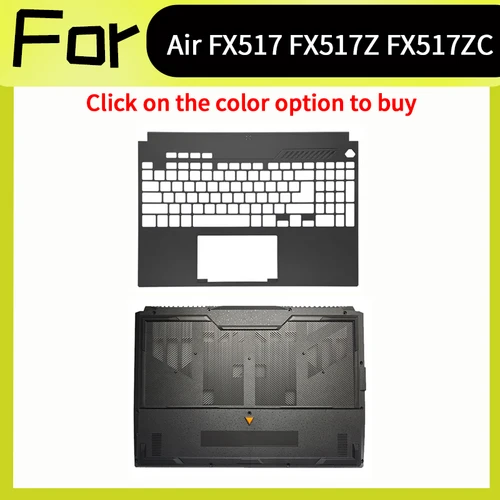 Imagen 1 del producto Accesorio negro para ordenador portátil para TUF Dash FX517 FX517ZC FX517ZE FX517ZM FX517ZR FX517Z funda carcasa de repuesto