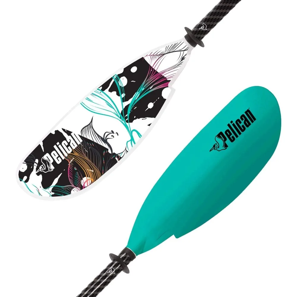 

a Kayak Paddle - Adjustable Fiberglass Shaft with Nylon Blades - Lightweight - 90.5in 240cm to 98.5in 250cm